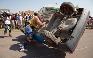 Derek Boyer Guinness World Record Car Flip 10 times © 2011 Barry Alsop Photographer